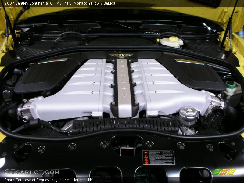 Monaco Yellow / Beluga 2007 Bentley Continental GT Mulliner
