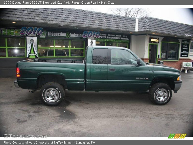 Forest Green Pearl / Mist Gray 1999 Dodge Ram 1500 ST Extended Cab 4x4