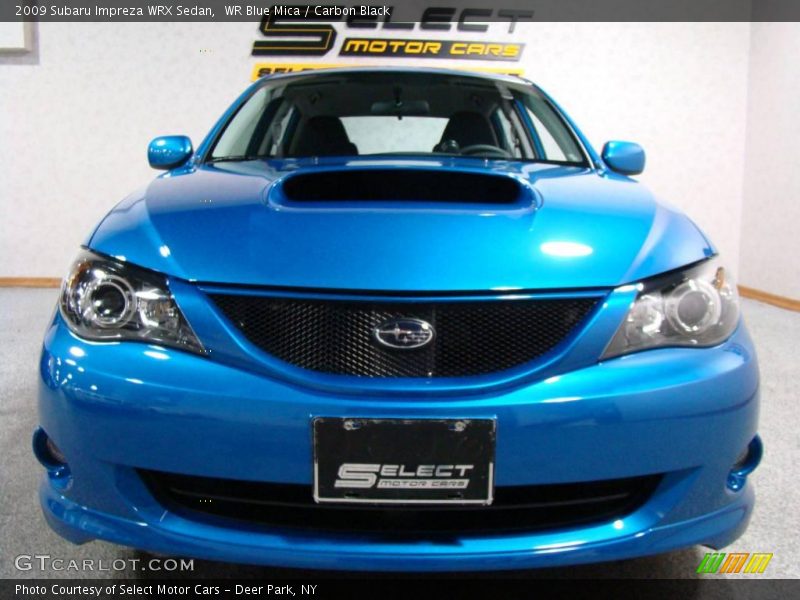 WR Blue Mica / Carbon Black 2009 Subaru Impreza WRX Sedan