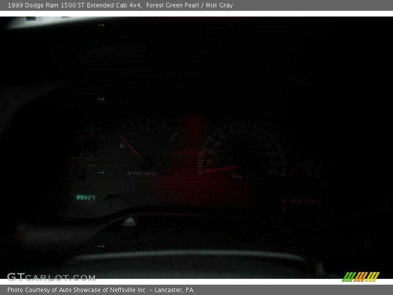 Forest Green Pearl / Mist Gray 1999 Dodge Ram 1500 ST Extended Cab 4x4