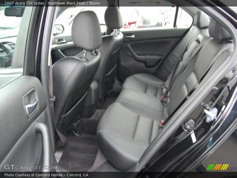 Nighthawk Black Pearl / Ebony 2007 Acura TSX Sedan