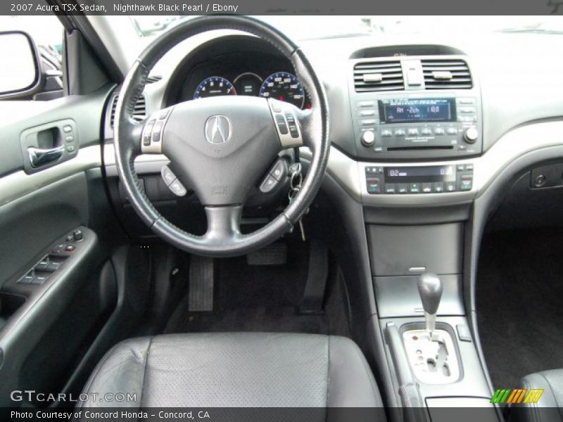 Nighthawk Black Pearl / Ebony 2007 Acura TSX Sedan