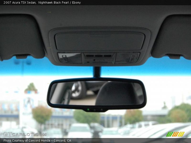 Nighthawk Black Pearl / Ebony 2007 Acura TSX Sedan