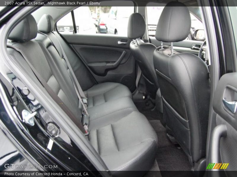 Nighthawk Black Pearl / Ebony 2007 Acura TSX Sedan