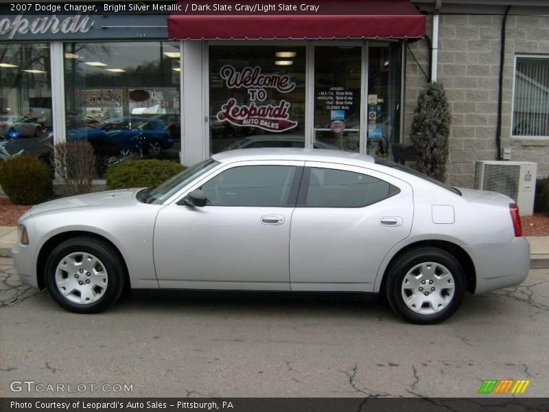 Bright Silver Metallic / Dark Slate Gray/Light Slate Gray 2007 Dodge Charger