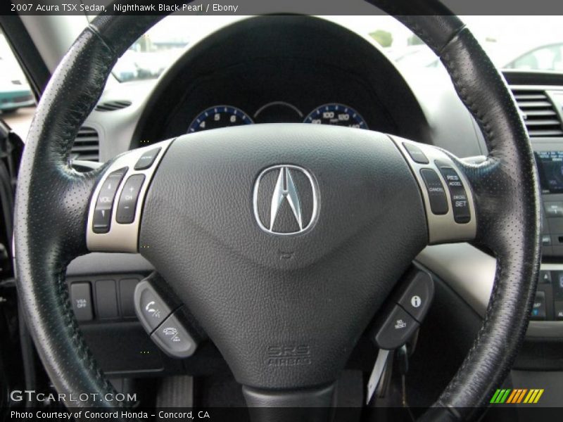 Nighthawk Black Pearl / Ebony 2007 Acura TSX Sedan