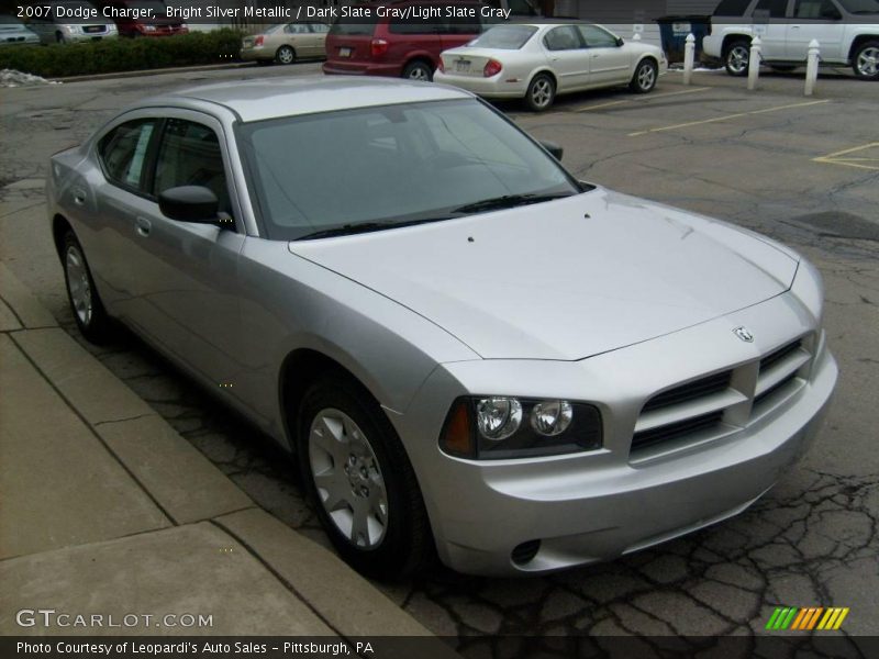 Bright Silver Metallic / Dark Slate Gray/Light Slate Gray 2007 Dodge Charger