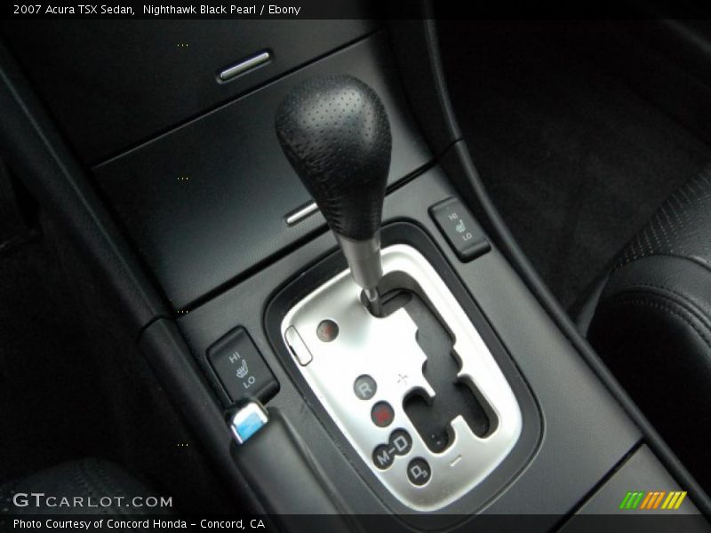 Nighthawk Black Pearl / Ebony 2007 Acura TSX Sedan