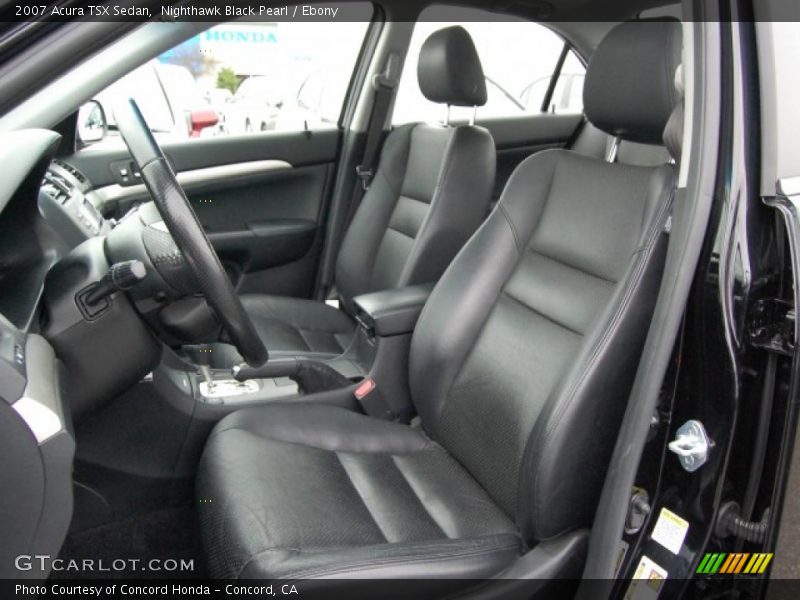 Nighthawk Black Pearl / Ebony 2007 Acura TSX Sedan