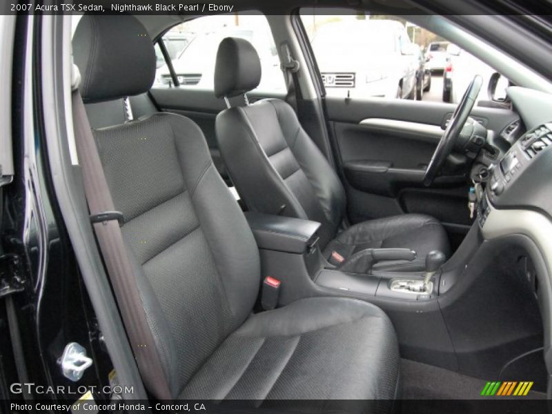 Nighthawk Black Pearl / Ebony 2007 Acura TSX Sedan