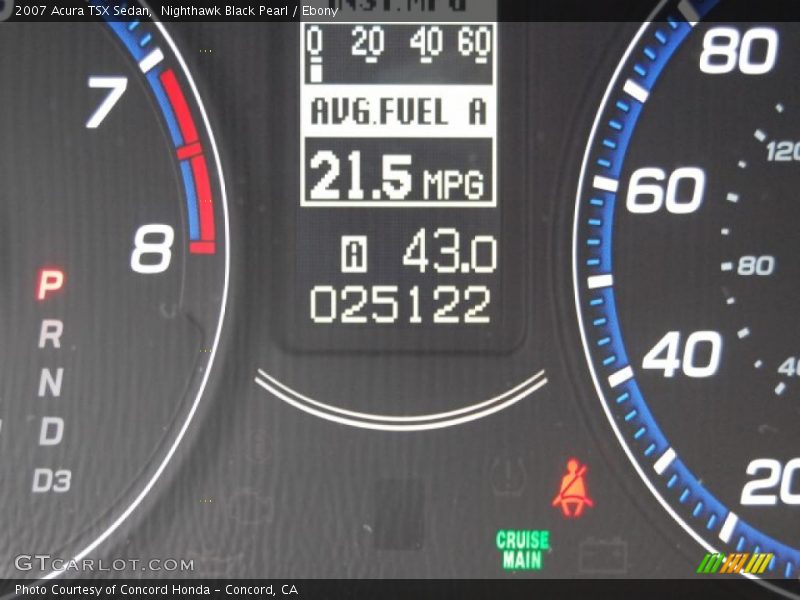 Nighthawk Black Pearl / Ebony 2007 Acura TSX Sedan