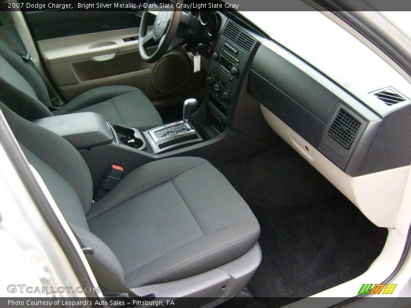 Bright Silver Metallic / Dark Slate Gray/Light Slate Gray 2007 Dodge Charger