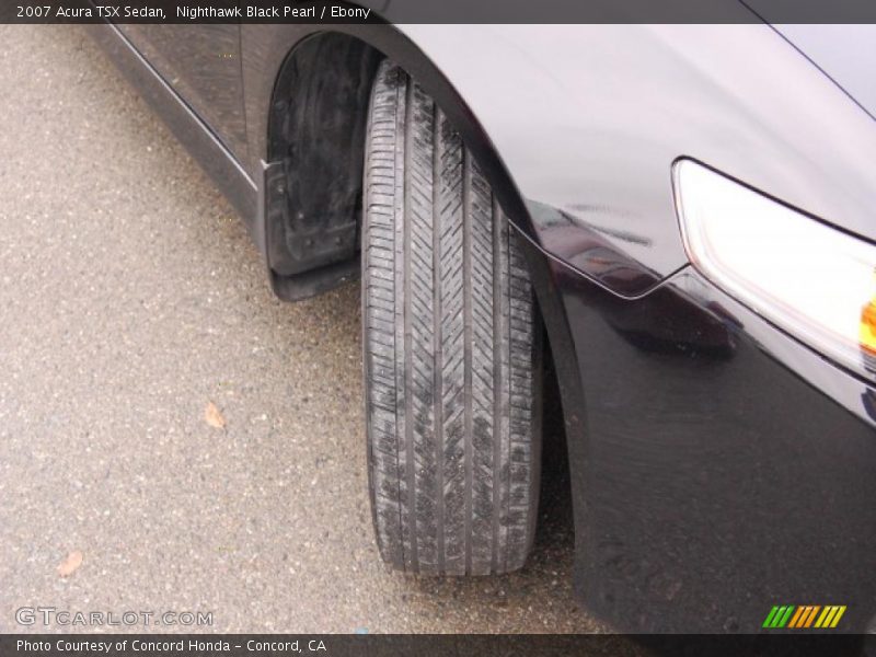 Nighthawk Black Pearl / Ebony 2007 Acura TSX Sedan