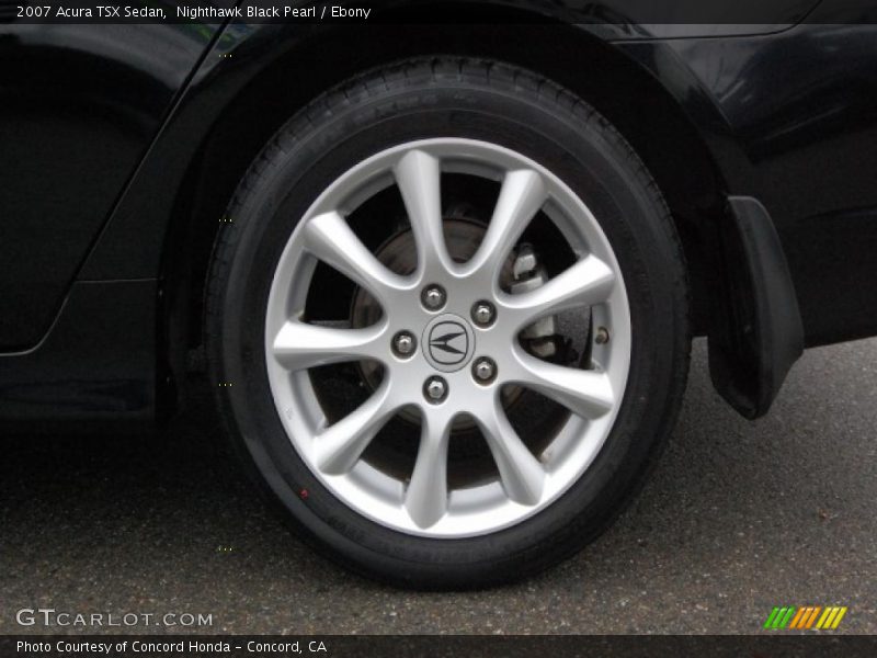 Nighthawk Black Pearl / Ebony 2007 Acura TSX Sedan
