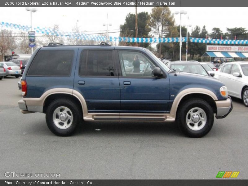Medium Wedgewood Blue Metallic / Medium Prairie Tan 2000 Ford Explorer Eddie Bauer 4x4