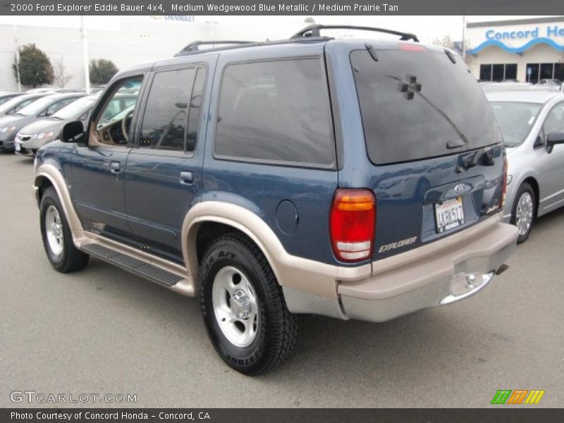 Medium Wedgewood Blue Metallic / Medium Prairie Tan 2000 Ford Explorer Eddie Bauer 4x4
