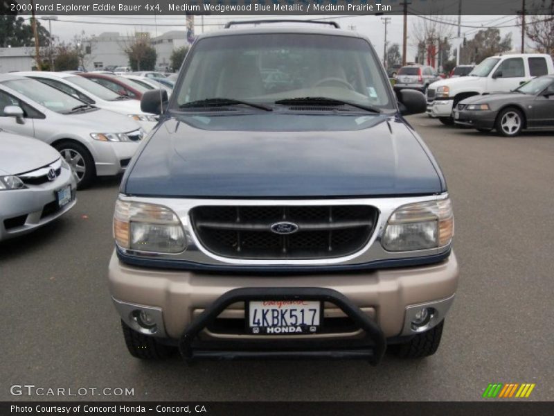 Medium Wedgewood Blue Metallic / Medium Prairie Tan 2000 Ford Explorer Eddie Bauer 4x4