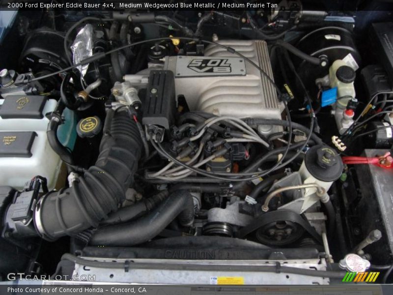 Medium Wedgewood Blue Metallic / Medium Prairie Tan 2000 Ford Explorer Eddie Bauer 4x4