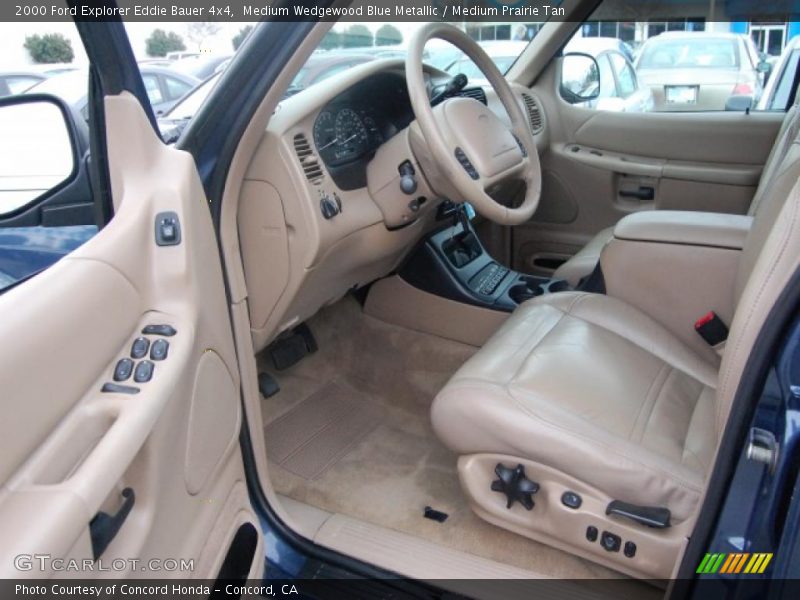 Medium Wedgewood Blue Metallic / Medium Prairie Tan 2000 Ford Explorer Eddie Bauer 4x4