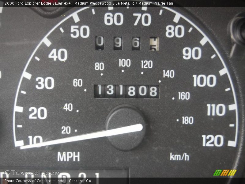 Medium Wedgewood Blue Metallic / Medium Prairie Tan 2000 Ford Explorer Eddie Bauer 4x4