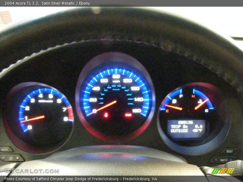Satin Silver Metallic / Ebony 2004 Acura TL 3.2