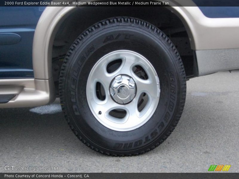 Medium Wedgewood Blue Metallic / Medium Prairie Tan 2000 Ford Explorer Eddie Bauer 4x4
