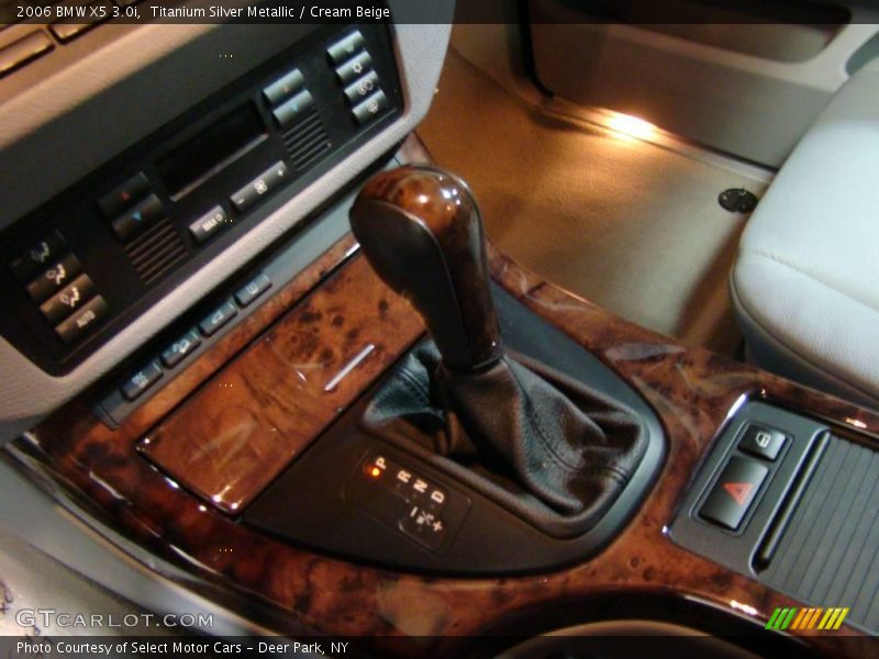 Titanium Silver Metallic / Cream Beige 2006 BMW X5 3.0i
