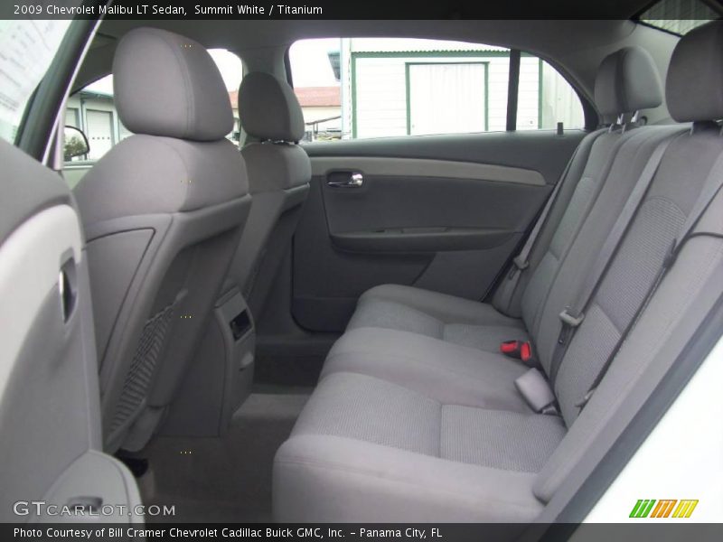 Summit White / Titanium 2009 Chevrolet Malibu LT Sedan