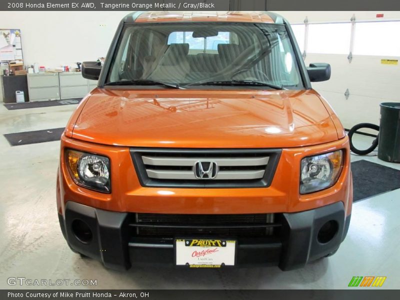 Tangerine Orange Metallic / Gray/Black 2008 Honda Element EX AWD