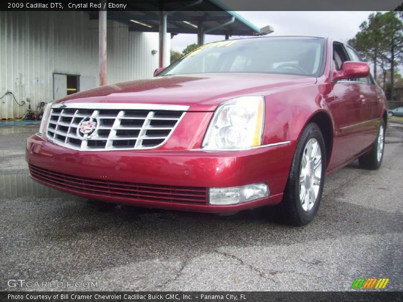 Crystal Red / Ebony 2009 Cadillac DTS