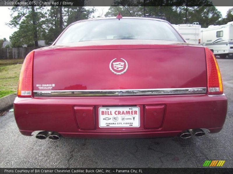 Crystal Red / Ebony 2009 Cadillac DTS