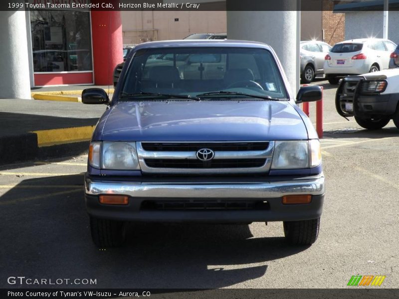 Horizon Blue Metallic / Gray 1999 Toyota Tacoma Extended Cab