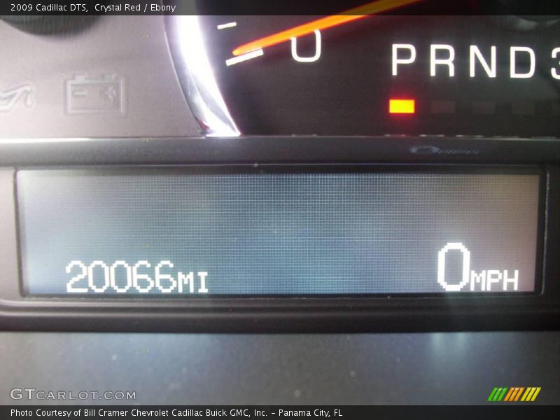 Crystal Red / Ebony 2009 Cadillac DTS