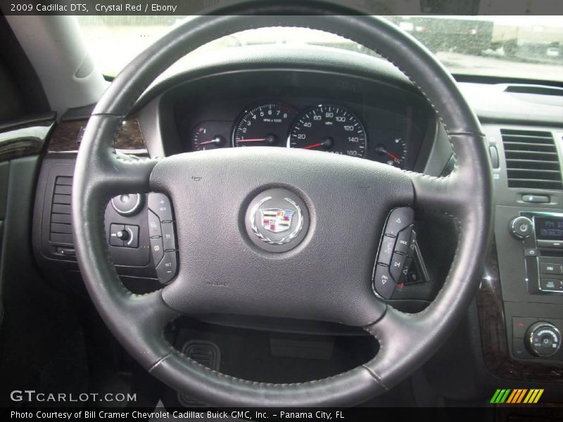 Crystal Red / Ebony 2009 Cadillac DTS