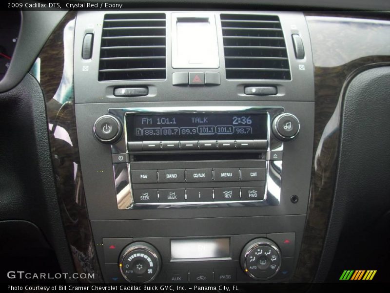 Crystal Red / Ebony 2009 Cadillac DTS