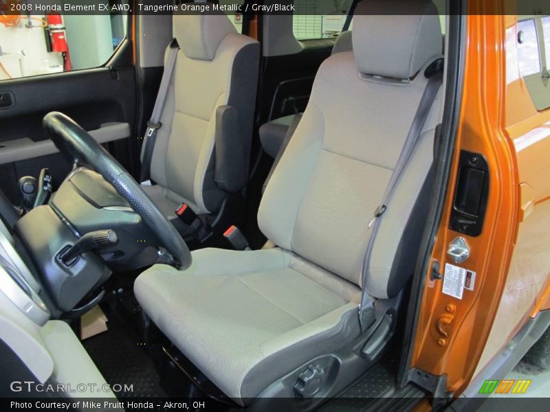 Tangerine Orange Metallic / Gray/Black 2008 Honda Element EX AWD
