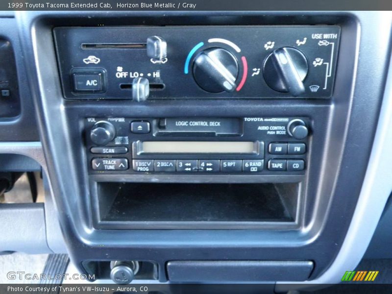 Horizon Blue Metallic / Gray 1999 Toyota Tacoma Extended Cab