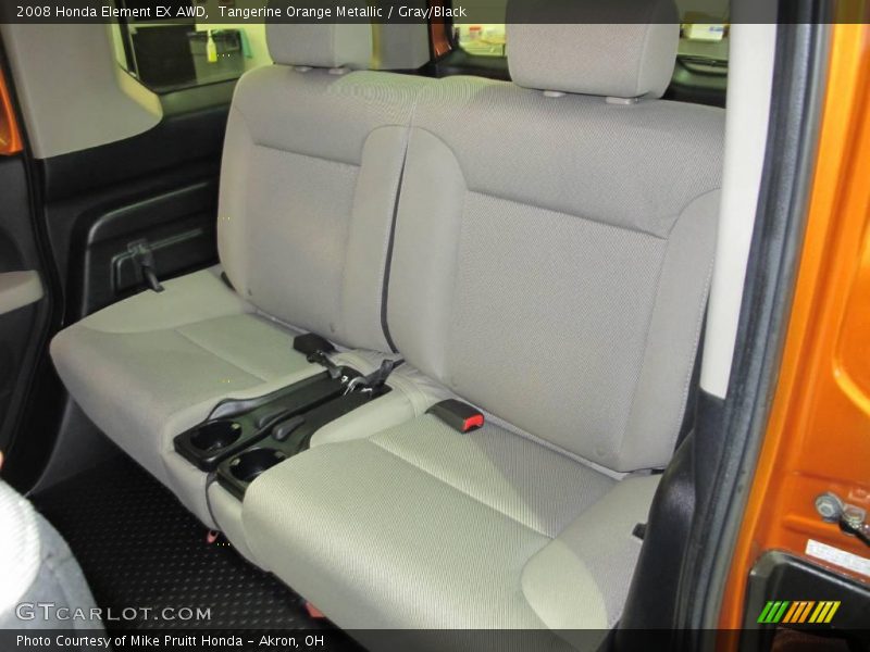 Tangerine Orange Metallic / Gray/Black 2008 Honda Element EX AWD