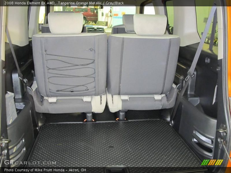 Tangerine Orange Metallic / Gray/Black 2008 Honda Element EX AWD