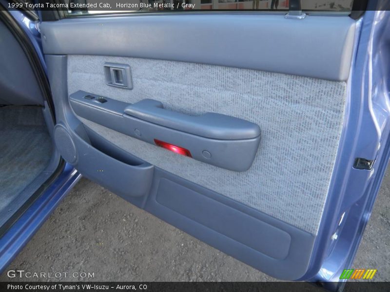 Horizon Blue Metallic / Gray 1999 Toyota Tacoma Extended Cab
