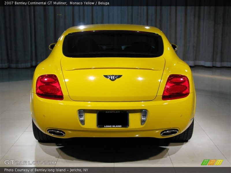 Monaco Yellow / Beluga 2007 Bentley Continental GT Mulliner