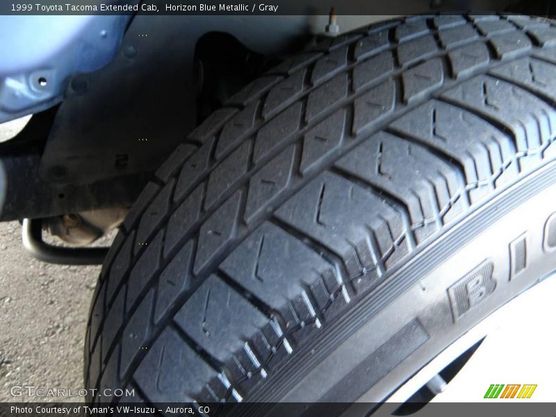 Horizon Blue Metallic / Gray 1999 Toyota Tacoma Extended Cab