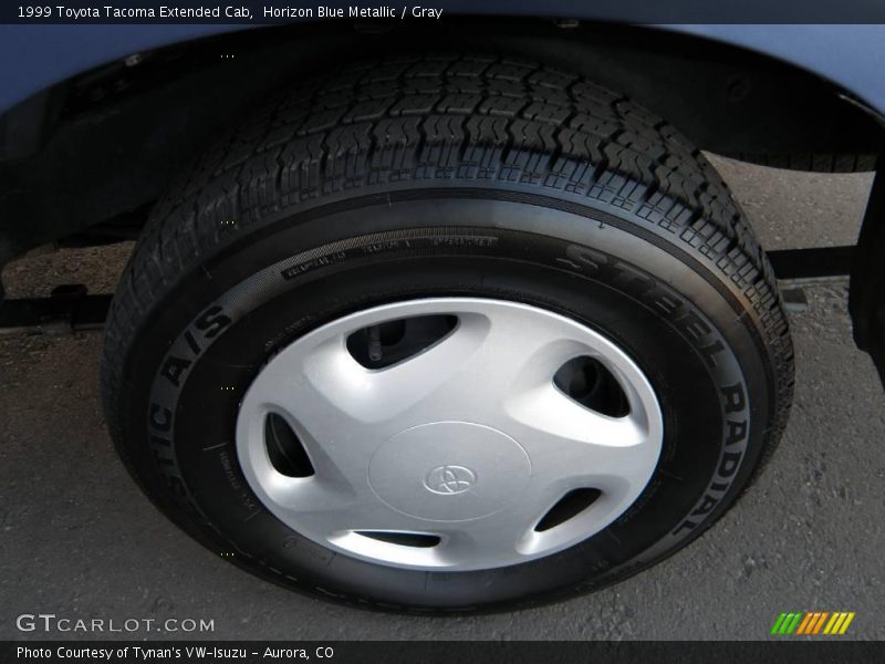 Horizon Blue Metallic / Gray 1999 Toyota Tacoma Extended Cab