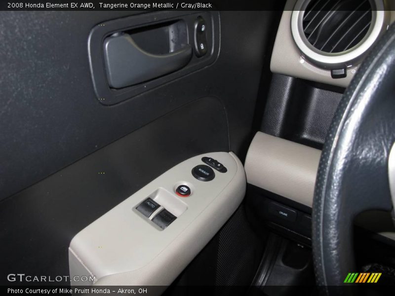 Tangerine Orange Metallic / Gray/Black 2008 Honda Element EX AWD