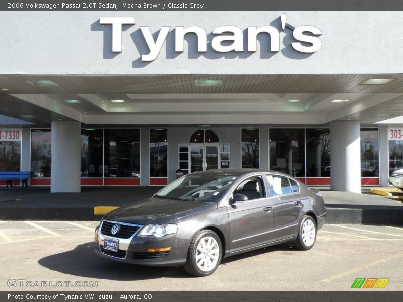 Mocha Brown / Classic Grey 2006 Volkswagen Passat 2.0T Sedan
