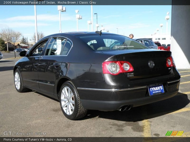 Mocha Brown / Classic Grey 2006 Volkswagen Passat 2.0T Sedan