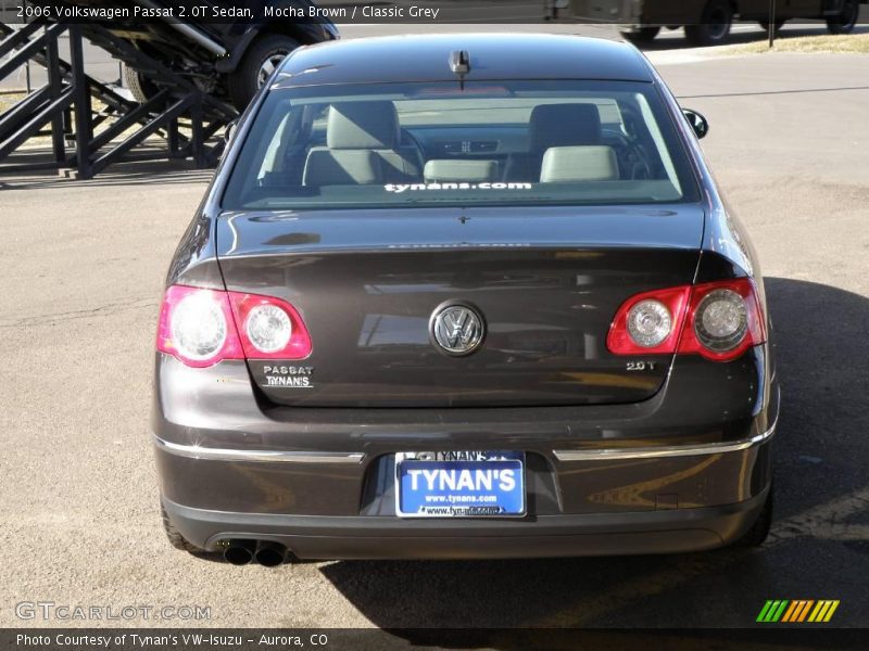 Mocha Brown / Classic Grey 2006 Volkswagen Passat 2.0T Sedan