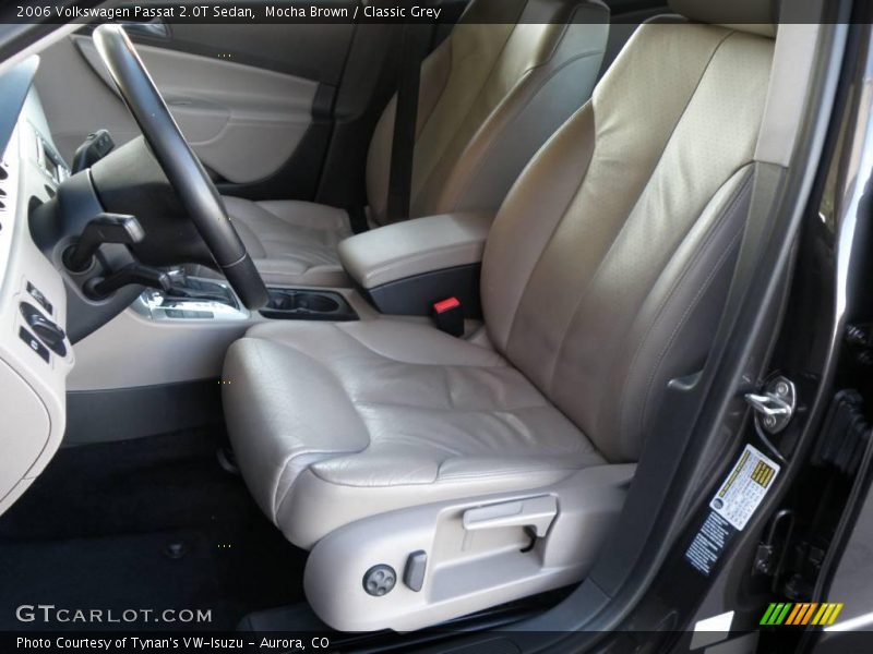 Mocha Brown / Classic Grey 2006 Volkswagen Passat 2.0T Sedan