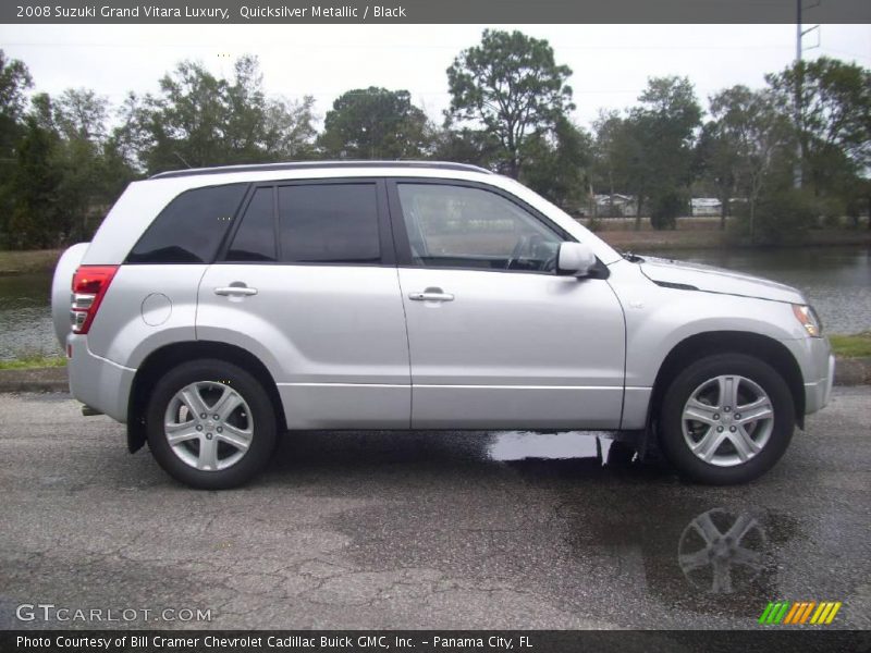 Quicksilver Metallic / Black 2008 Suzuki Grand Vitara Luxury