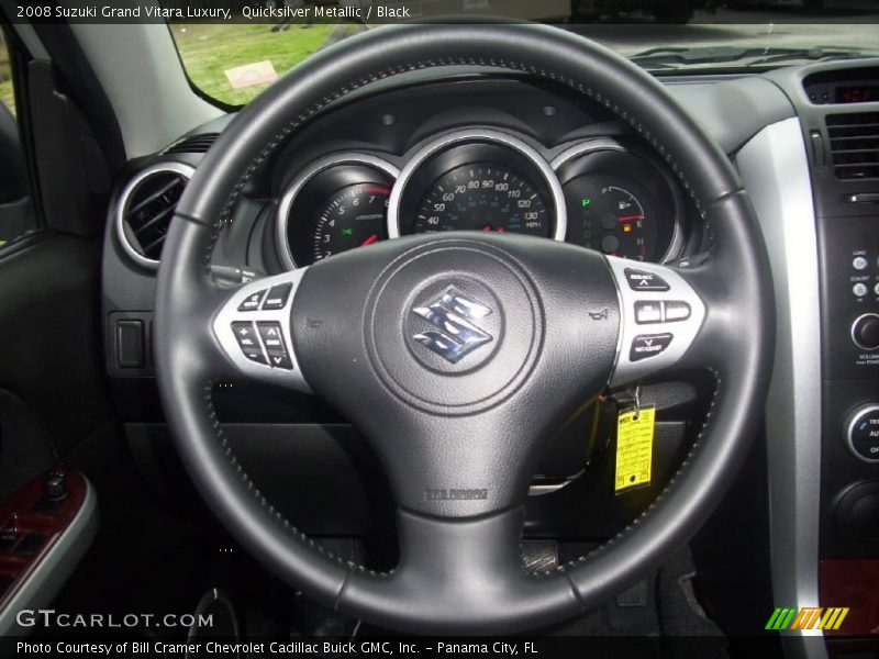 Quicksilver Metallic / Black 2008 Suzuki Grand Vitara Luxury